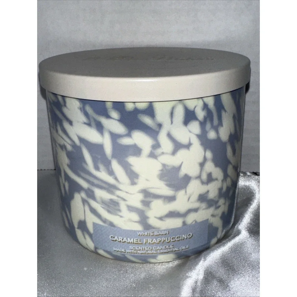 White Barn Caramel Frappuccino 3 Wick Scented Candle 14.5 oz Bath & Body Works